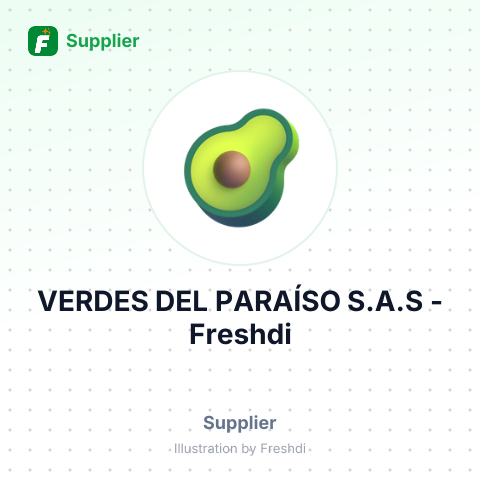 VERDES DEL PARAÍSO S.A.S – summary card, no photo uploaded yet