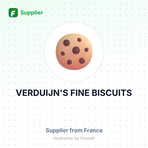 VERDUIJN'S FINE BISCUITS – summary card, no photo uploaded yet