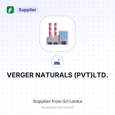 VERGER NATURALS (PVT)LTD. – summary card, no photo uploaded yet