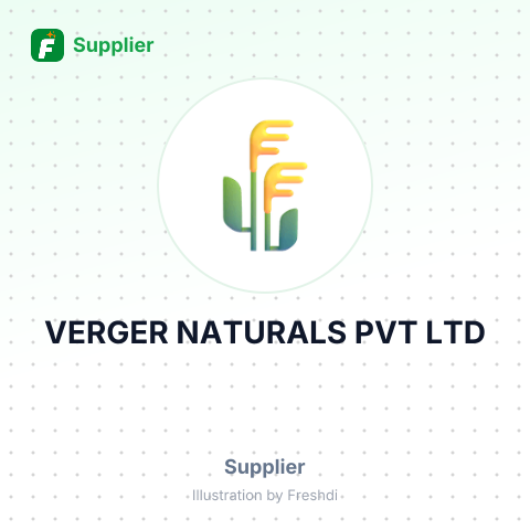 VERGER NATURALS PVT LTD – summary card, no photo uploaded yet