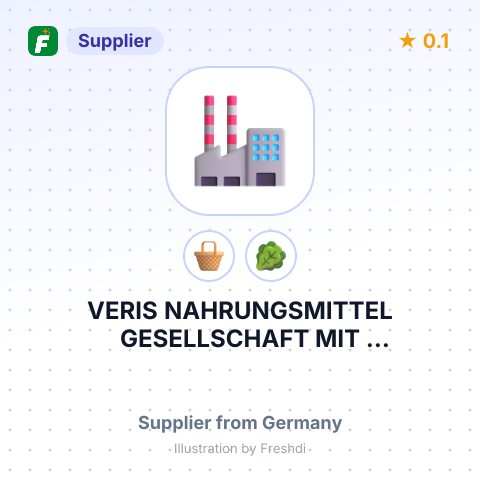 VERIS NAHRUNGSMITTEL GESELLSCHAFT MIT BESCHRÄNKTER HAFTUNG – summary card, no photo uploaded yet