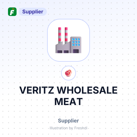 VERITZ WHOLESALE MEAT – summary card, no photo uploaded yet