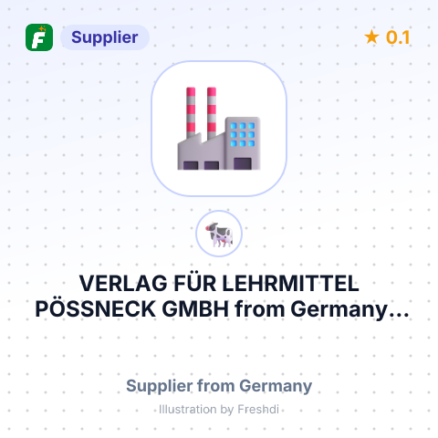 VERLAG FÜR LEHRMITTEL PÖSSNECK GMBH – summary card, no photo uploaded yet