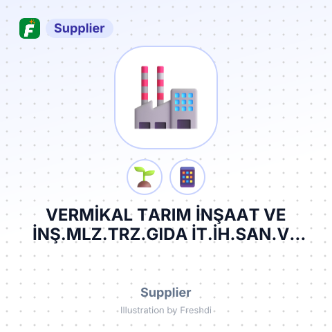 VERMİKAL TARIM İNŞAAT VE İNŞ.MLZ.TRZ.GIDA İT.İH.SAN.VE T.L.ŞTİ – summary card, no photo uploaded yet