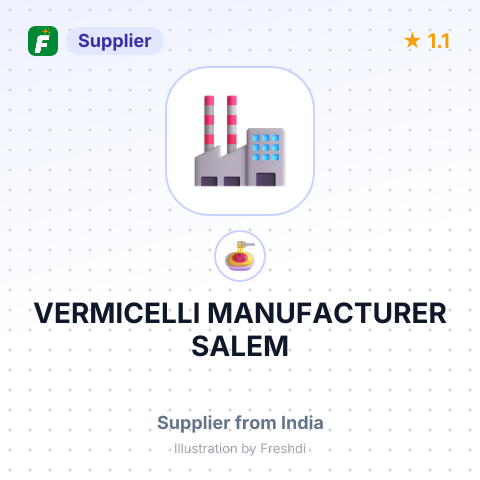 VERMICELLI MANUFACTURER SALEM – summary card, no photo uploaded yet