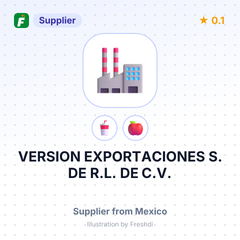 VERSION EXPORTACIONES S. DE R.L. DE C.V. – summary card, no photo uploaded yet
