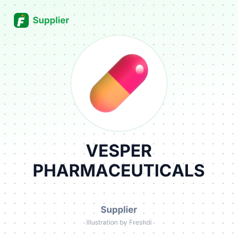 VESPER PHARMACEUTICALS – summary card, no photo uploaded yet