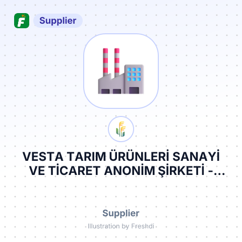 VESTA TARIM ÜRÜNLERİ SANAYİ VE TİCARET ANONİM ŞİRKETİ – summary card, no photo uploaded yet