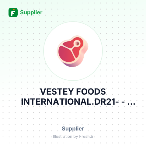 VESTEY FOODS INTERNATIONAL.DR21- – summary card, no photo uploaded yet