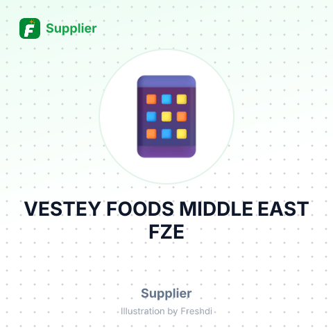 VESTEY FOODS MIDDLE EAST FZE – summary card, no photo uploaded yet