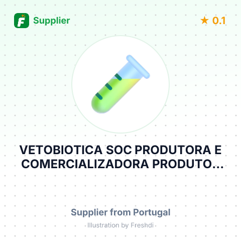 VETOBIOTICA SOC PRODUTORA E COMERCIALIZADORA PRODUTOS VETERINARIOS LDA. – summary card, no photo uploaded yet