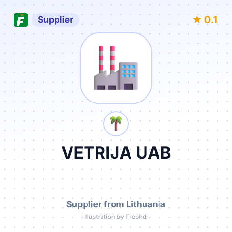 VETRIJA UAB – summary card, no photo uploaded yet