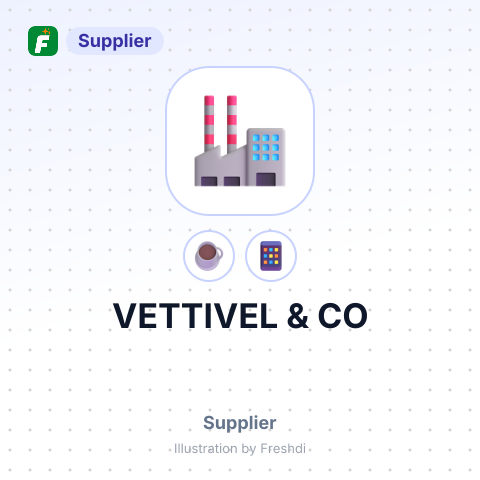 VETTIVEL & CO – summary card, no photo uploaded yet