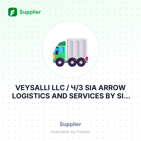 VEYSALLI LLC / Ч/З SIA ARROW LOGISTICS AND SERVICES BY SIA KRAVU SERVISS RIGA LATVIA – summary card, no photo uploaded yet