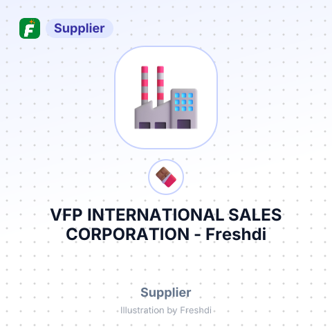 VFP INTERNATIONAL SALES CORPORATION – summary card, no photo uploaded yet