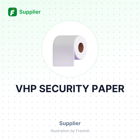 VHP SECURITY PAPER – summary card, no photo uploaded yet