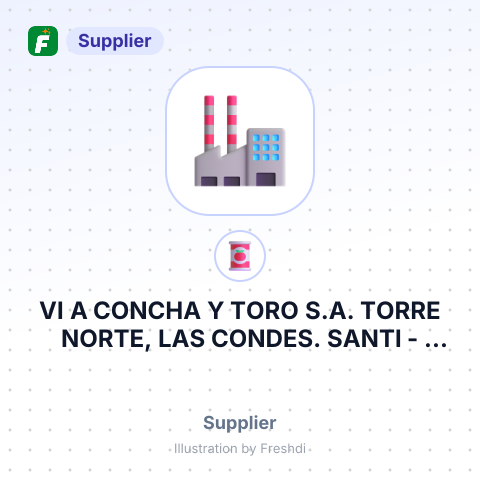 VI A CONCHA Y TORO S.A. TORRE NORTE, LAS CONDES. SANTI – summary card, no photo uploaded yet