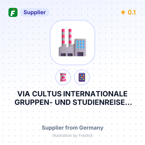 VIA CULTUS INTERNATIONALE GRUPPEN- UND STUDIENREISEN GMBH – summary card, no photo uploaded yet