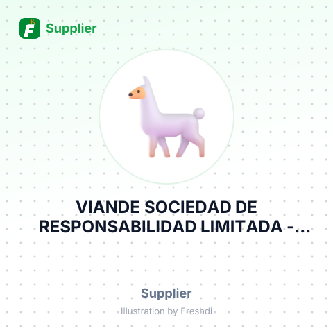 VIANDE SOCIEDAD DE RESPONSABILIDAD LIMITADA – summary card, no photo uploaded yet