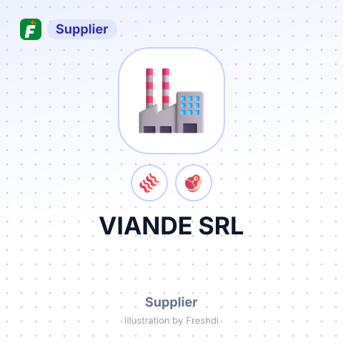 VIANDE SRL – summary card, no photo uploaded yet
