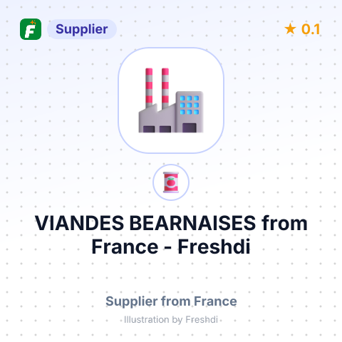 VIANDES BEARNAISES – summary card, no photo uploaded yet