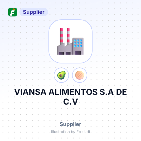 VIANSA ALIMENTOS S.A DE C.V – summary card, no photo uploaded yet