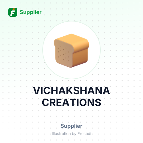 VICHAKSHANA CREATIONS – summary card, no photo uploaded yet