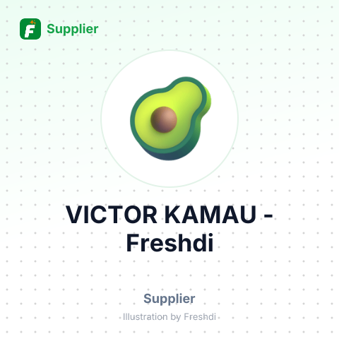 VICTOR KAMAU – summary card, no photo uploaded yet