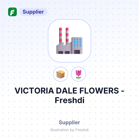 VICTORIA DALE FLOWERS – summary card, no photo uploaded yet
