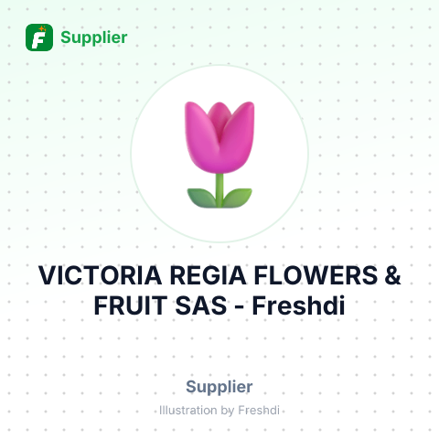 VICTORIA REGIA FLOWERS & FRUIT SAS – summary card, no photo uploaded yet
