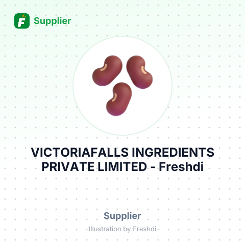 VICTORIAFALLS INGREDIENTS PRIVATE LIMITED – summary card, no photo uploaded yet