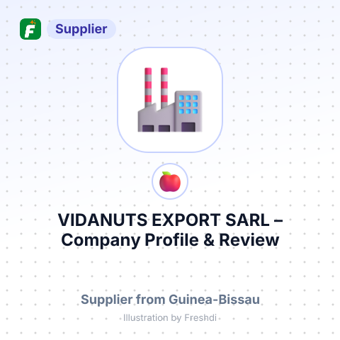 VIDANUTS EXPORT SARL – summary card, no photo uploaded yet