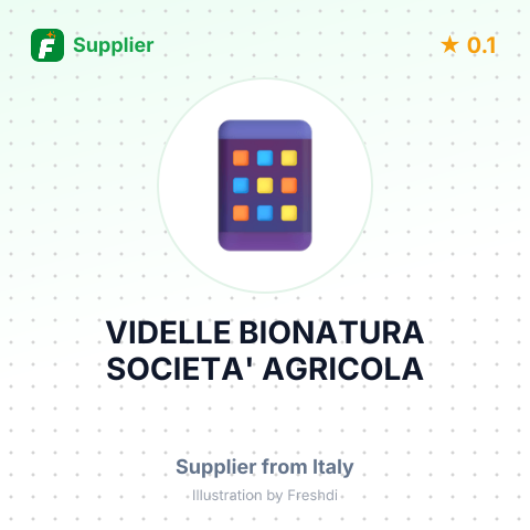 VIDELLE BIONATURA SOCIETA' AGRICOLA – summary card, no photo uploaded yet