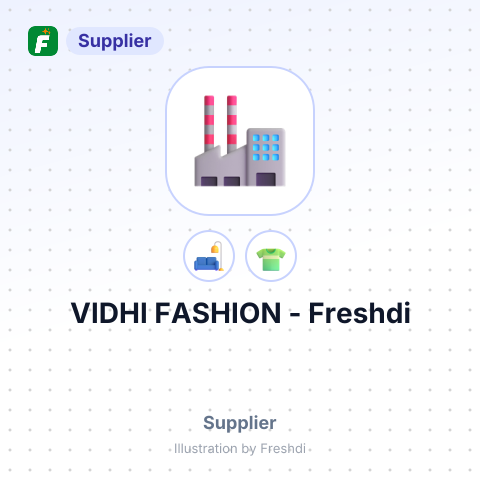 VIDHI FASHION – summary card, no photo uploaded yet