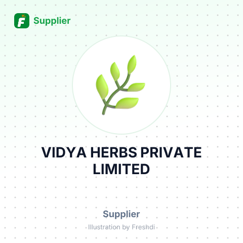VIDYA HERBS PRIVATE LIMITED – summary card, no photo uploaded yet