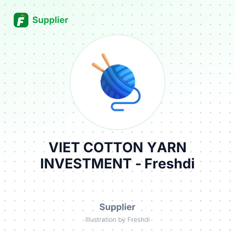 VIET COTTON YARN INVESTMENT – summary card, no photo uploaded yet