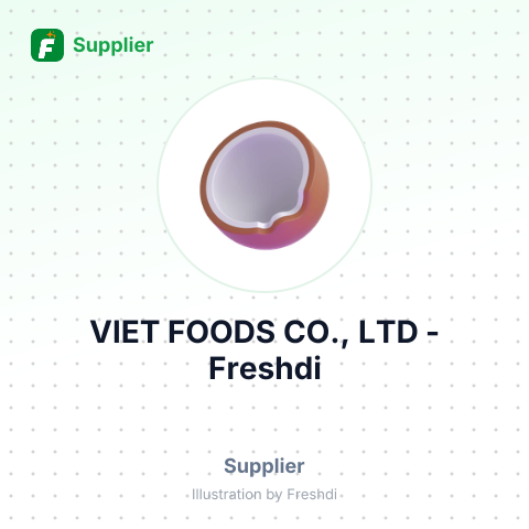 VIET FOODS CO., LTD – summary card, no photo uploaded yet