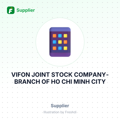 VIFON JOINT STOCK COMPANY- BRANCH OF HO CHI MINH CITY – summary card, no photo uploaded yet