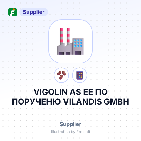 VIGOLIN AS EE ПО ПОРУЧЕНЮ VILANDIS GMBH – summary card, no photo uploaded yet