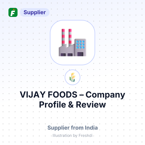 VIJAY FOODS – summary card, no photo uploaded yet