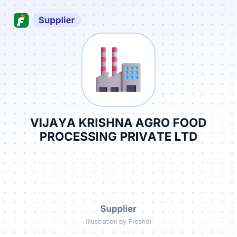 VIJAYA KRISHNA AGRO FOOD PROCESSING PRIVATE LTD – summary card, no photo uploaded yet