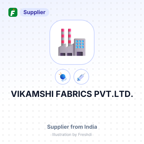VIKAMSHI FABRICS PVT.LTD. – summary card, no photo uploaded yet
