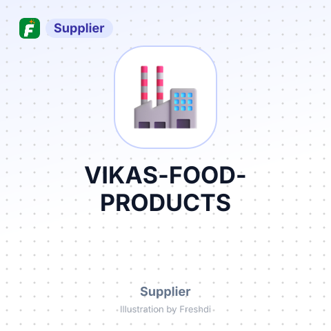 VIKAS FOOD PRODUCTS – summary card, no photo uploaded yet
