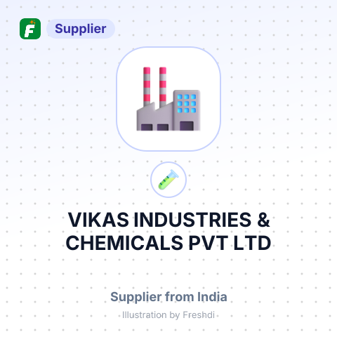 VIKAS INDUSTRIES & CHEMICALS PVT LTD – summary card, no photo uploaded yet