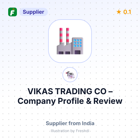 VIKAS TRADING CO – summary card, no photo uploaded yet