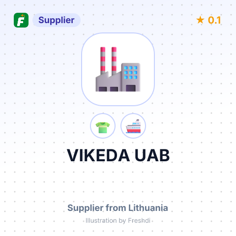 VIKEDA UAB – summary card, no photo uploaded yet