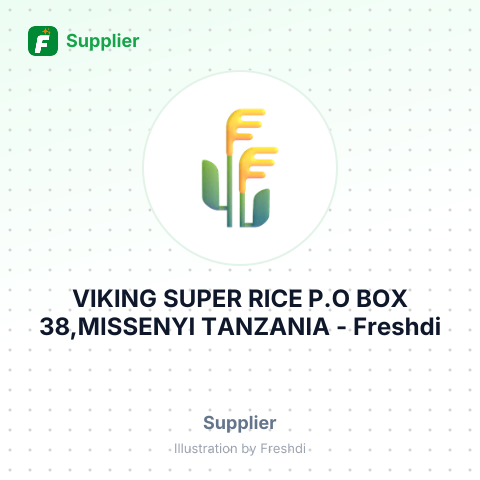 VIKING SUPER RICE P.O BOX 38,MISSENYI TANZANIA – summary card, no photo uploaded yet