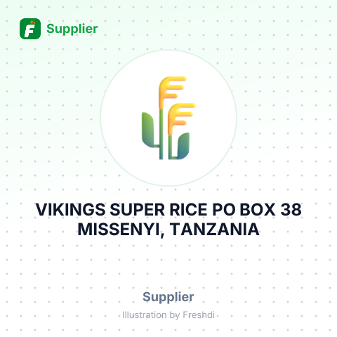 VIKINGS SUPER RICE PO BOX 38 MISSENYI, TANZANIA – summary card, no photo uploaded yet