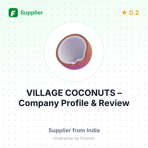 VILLAGE COCONUTS – summary card, no photo uploaded yet