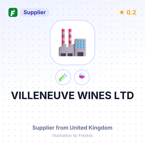 VILLENEUVE WINES LTD – summary card, no photo uploaded yet